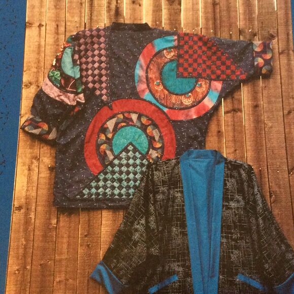 Anne's Jacket Sewing Pattern A Quilter's Wardrobe 8012 New Uncut Retro Festival - Picture 4 of 5